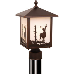 Bryce 1 Light 14 inch Burnished Bronze Outdoor Post