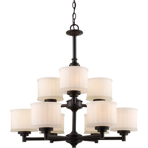 Cahill 9 Light 28 inch Rubbed Oil Bronze Chandelier Ceiling Light