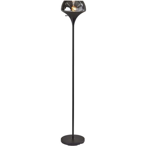 Eliza 70 inch 150.00 watt Black Torchiere Portable Light