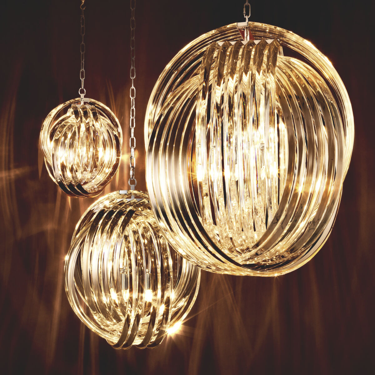 Marco Polo 4 Light 27.56 inch Clear Acrylic with Nickel Chandelier Ceiling Light