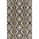 Voyages 36 X 24 inch Black, Tan, Khaki, Blush Rug