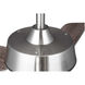Drift 32 inch Brushed Nickel with Silver/Driftwood Blades Ceiling Fan