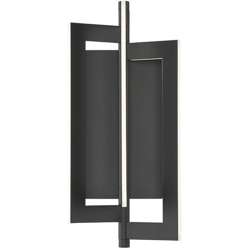 Livra LED 8 inch Black Sconce Wall Light