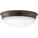 Beata LED 13.25 inch Antique Bronze Flush Mount Ceiling Light, Progress LED