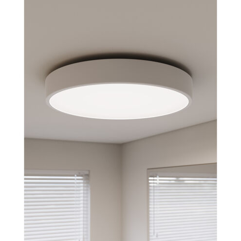 Pi LED 16 inch Textured White Surface Mount Ceiling Light