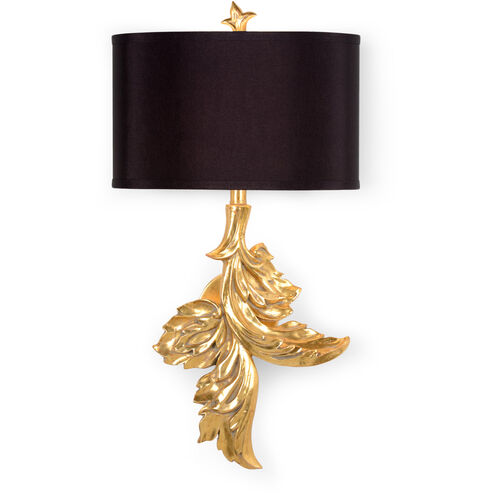 Wildwood 1 Light 11 inch Gold Leaf Sconce Wall Light