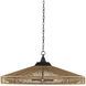 Maldives 5 Light 36 inch Satin Black Chandelier Ceiling Light