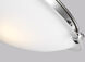 Universal LED Brushed Steel Fan Light Kit