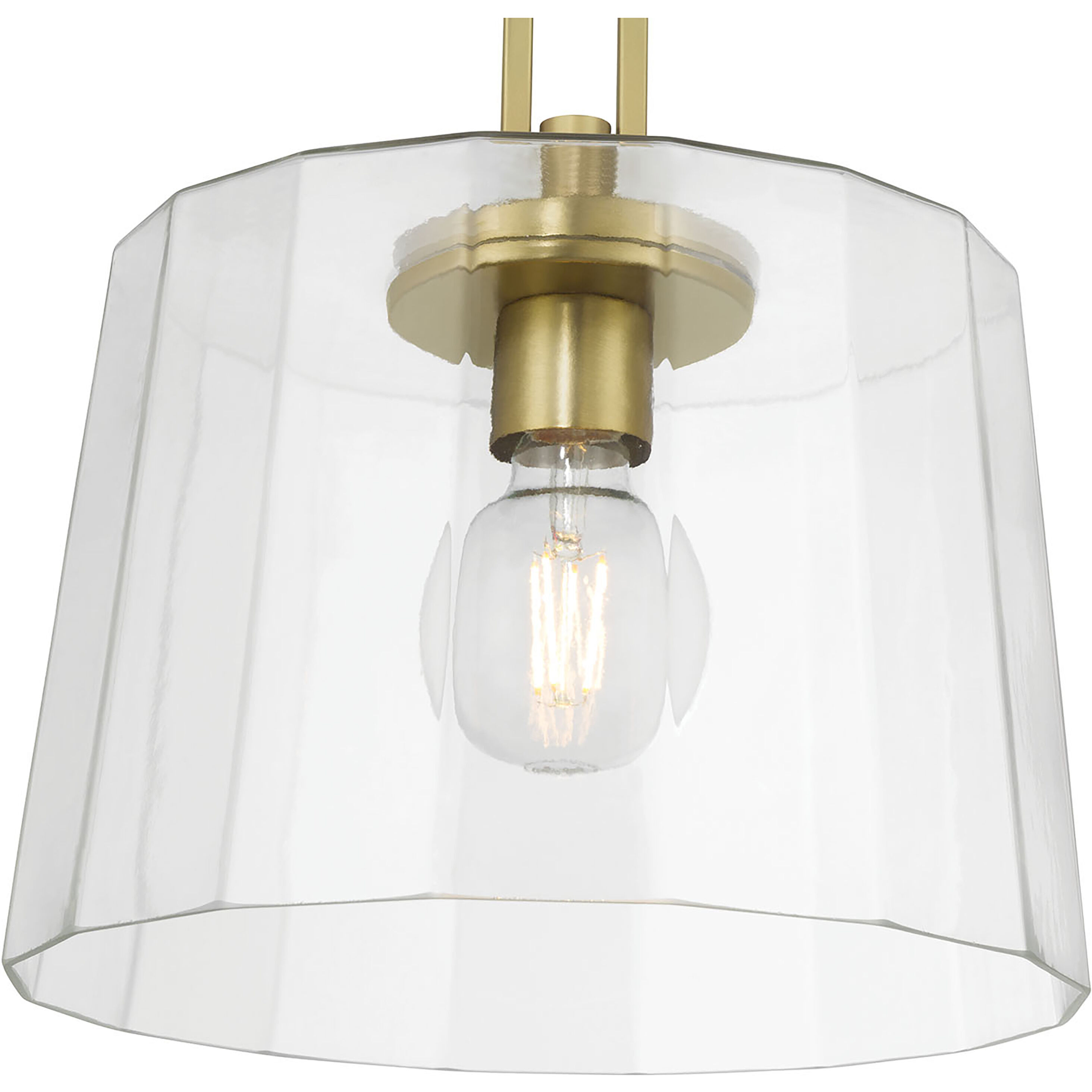 Diamara 1 Light 13.75 inch Vintage Brass Pendant Ceiling Light