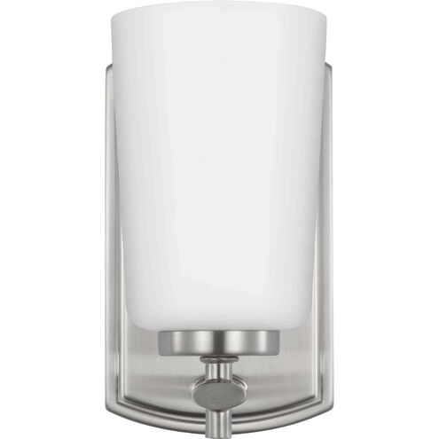 Adley 1 Light 4.5 inch Brushed Nickel Bath Vanity Light Wall Light