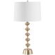 Meila 29.5 inch 150 watt Antique Brass Table Lamp Portable Light