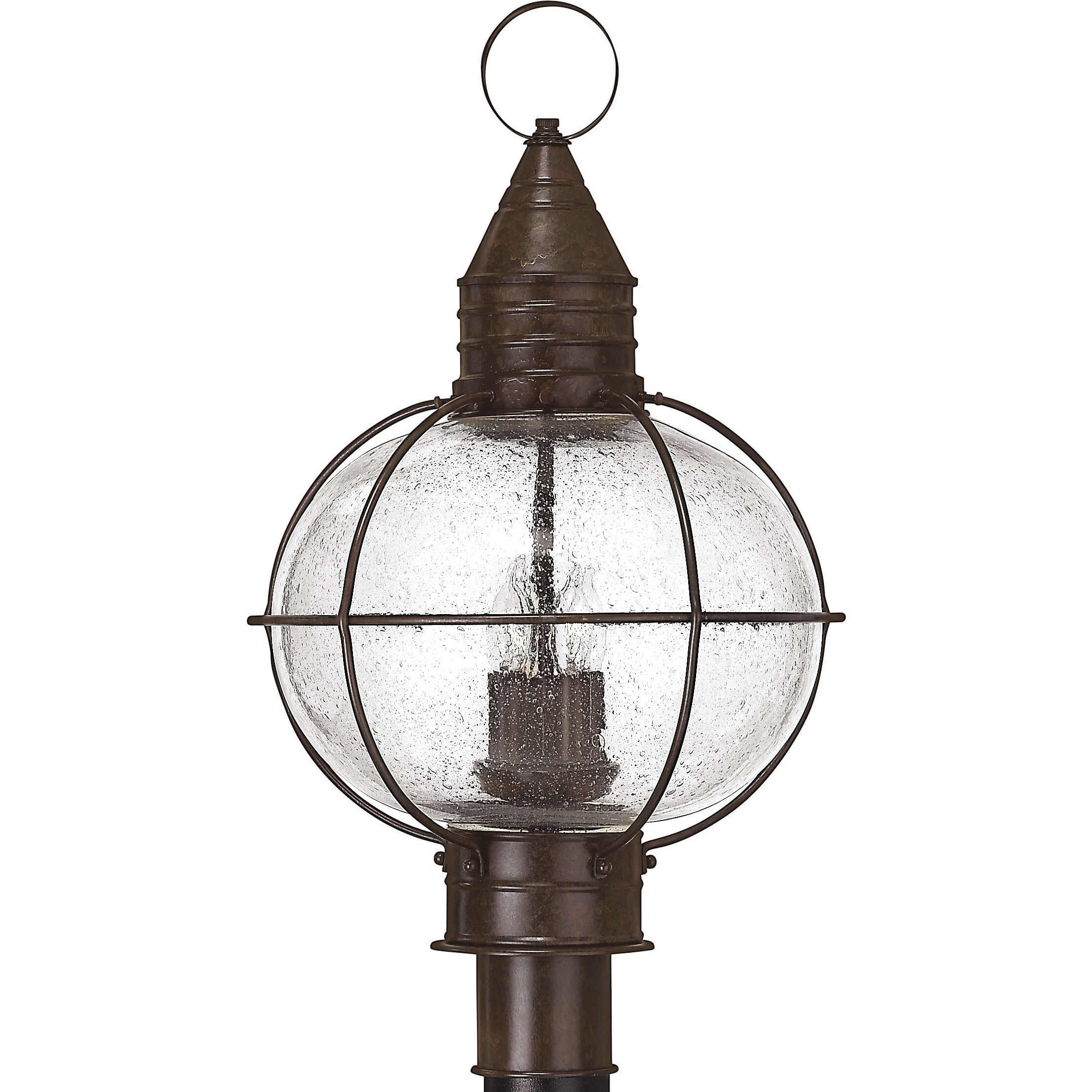Cape Cod 4 Light 23.75 inch Sienna Bronze Outdoor Post Mount Lantern, Extra Large