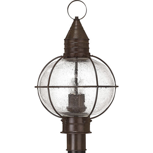 Cape Cod 4 Light 23.75 inch Sienna Bronze Outdoor Post Mount Lantern, Extra Large
