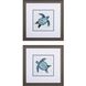 Waterside Collection Blue Framed Art