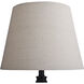 Signature 3 inch 100 watt Bronze and Gold Table Lamp Portable Light 