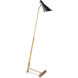 Spyder 55.75 inch 40.00 watt Blackened Brass and Natural Brass Floor Lamp Portable Light