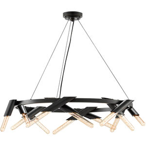 Luciole 12 Light 34 inch Oil Rubbed Bronze Chandelier Ceiling Light