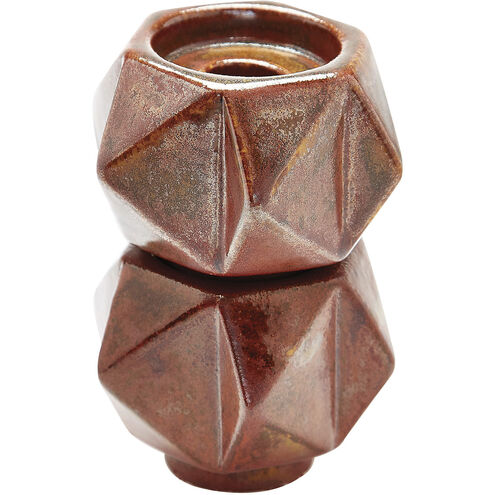 Starred 4.5 X 3.8 inch Candleholder