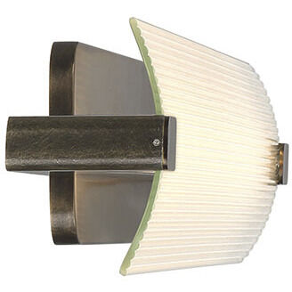 Neoness LED 34.25 inch Weathered Brass Vanity Light Wall Light in Clear
