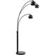 Folia 87 inch 40.00 watt Matte Black Floor Lamp Portable Light