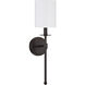 Traditional 1 Light 5 inch Oil Rubbed Bronze Wall Sconce Wall Light