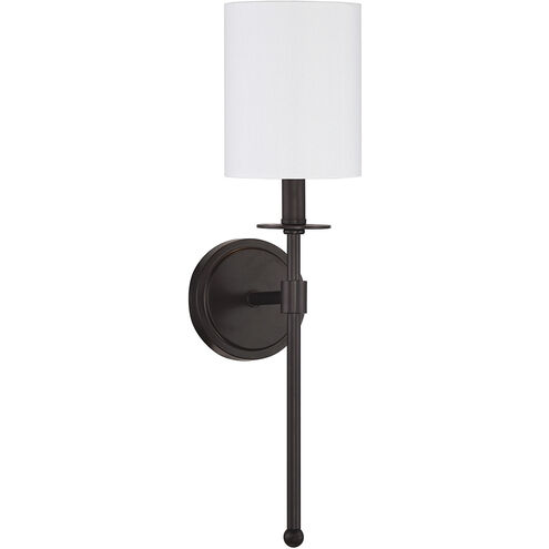 Traditional 1 Light 5 inch Oil Rubbed Bronze Wall Sconce Wall Light