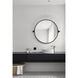 Everly 24 X 24 inch Black Mirror
