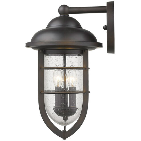 Dylan 3 Light 18 inch Oil-Rubbed Bronze Exterior Wall Mount in Oil Rubbed Bronze