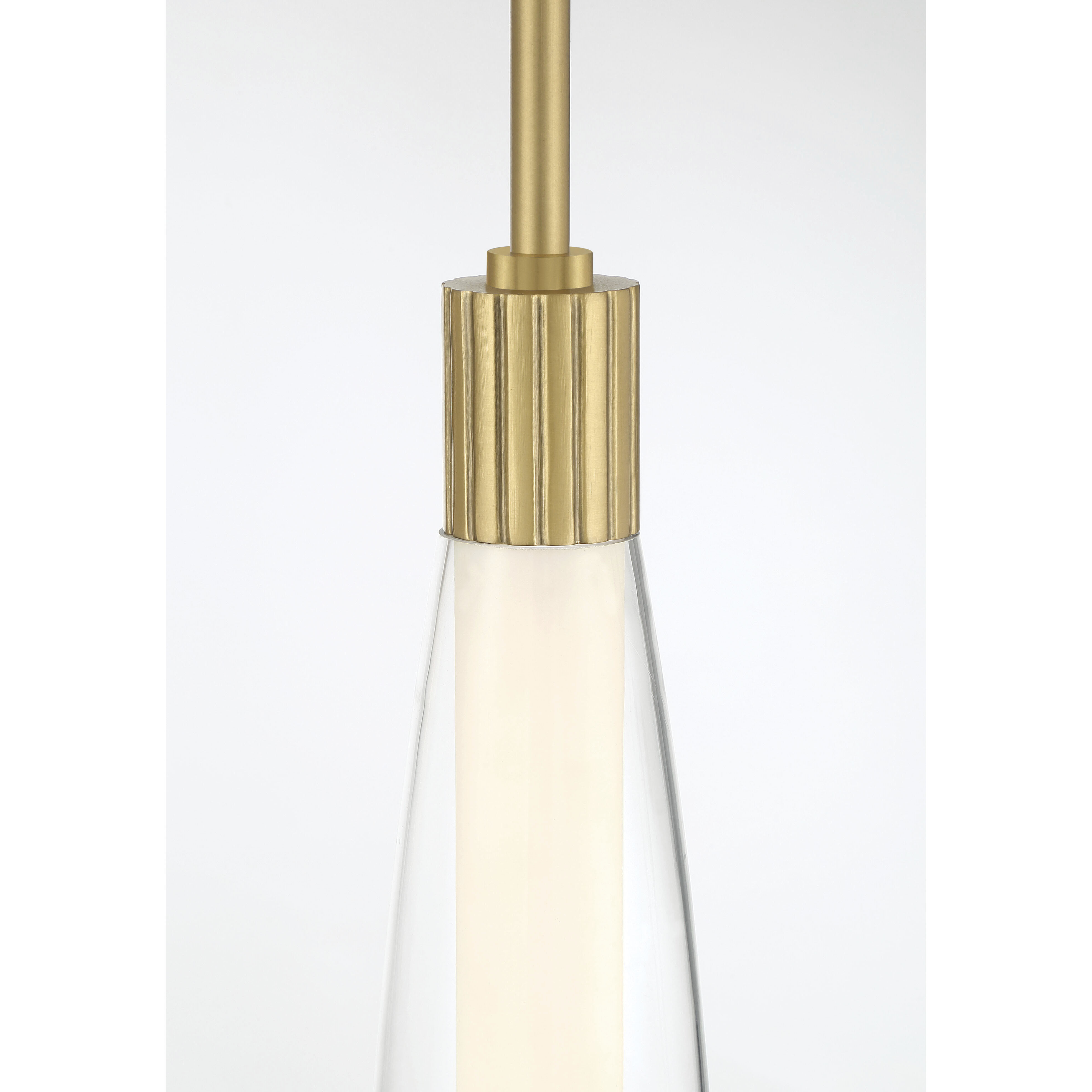 Verto LED 3 inch Legacy Brass Pendant Ceiling Light