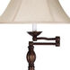 Signature 62 inch 150 watt Antique Rust Swing Arm Floor Lamp Portable Light