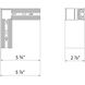 Ventrix White Track Component Ceiling Light