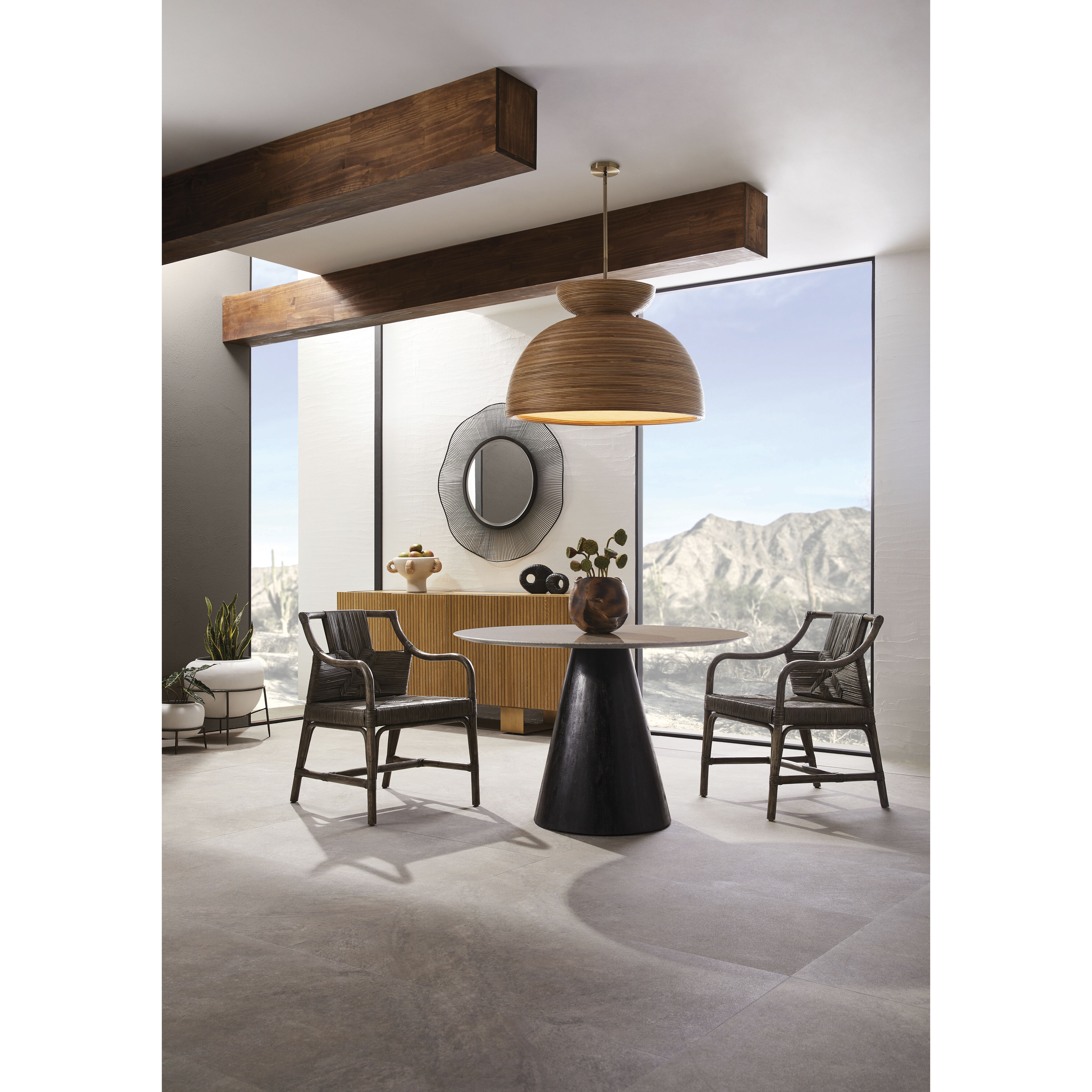 Clint 38 inch Antique Bronze Cocktail Table