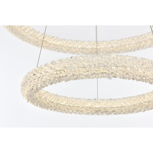 Bowen 2 Light 24 inch Chrome Chandelier Ceiling Light