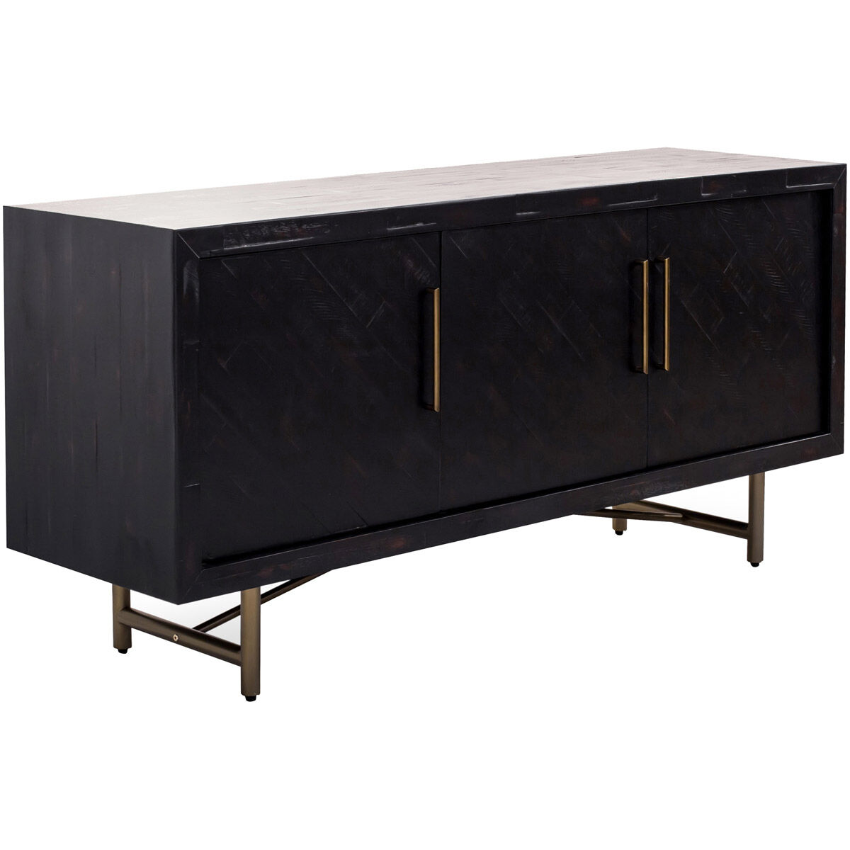 Sicily 68 X 20 inch Black Buffet