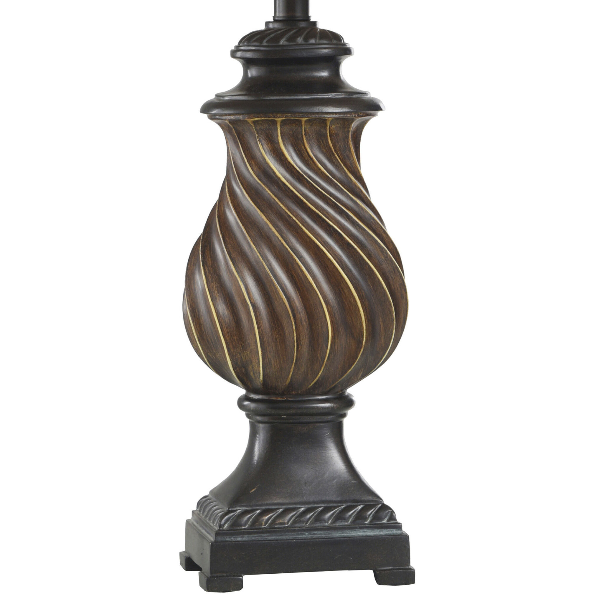 Signature 61 inch 60 watt Toffee Table Lamp Portable Light