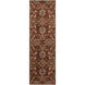 Amanda 96 X 30 inch Rust, Mustard, Taupe, Dark Brown, Burgundy Rug