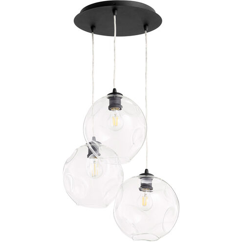 Numen 3 Light 15 inch Noir Pendant Ceiling Light