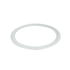 E-Series FLIN Matte Powder White Recessed Oversize Ring