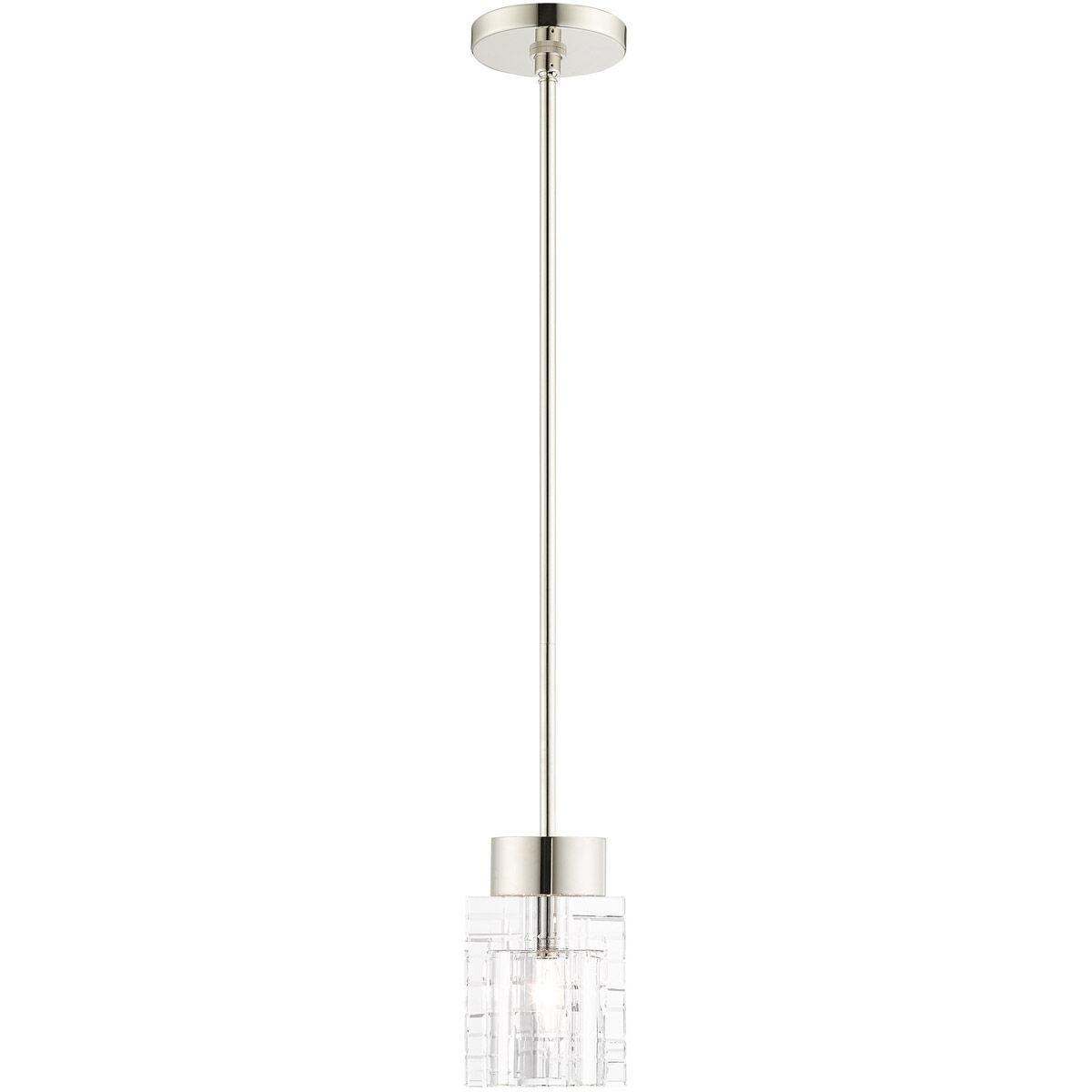 Rotterdam 1 Light 5 inch Polished Nickel Pendant Ceiling Light