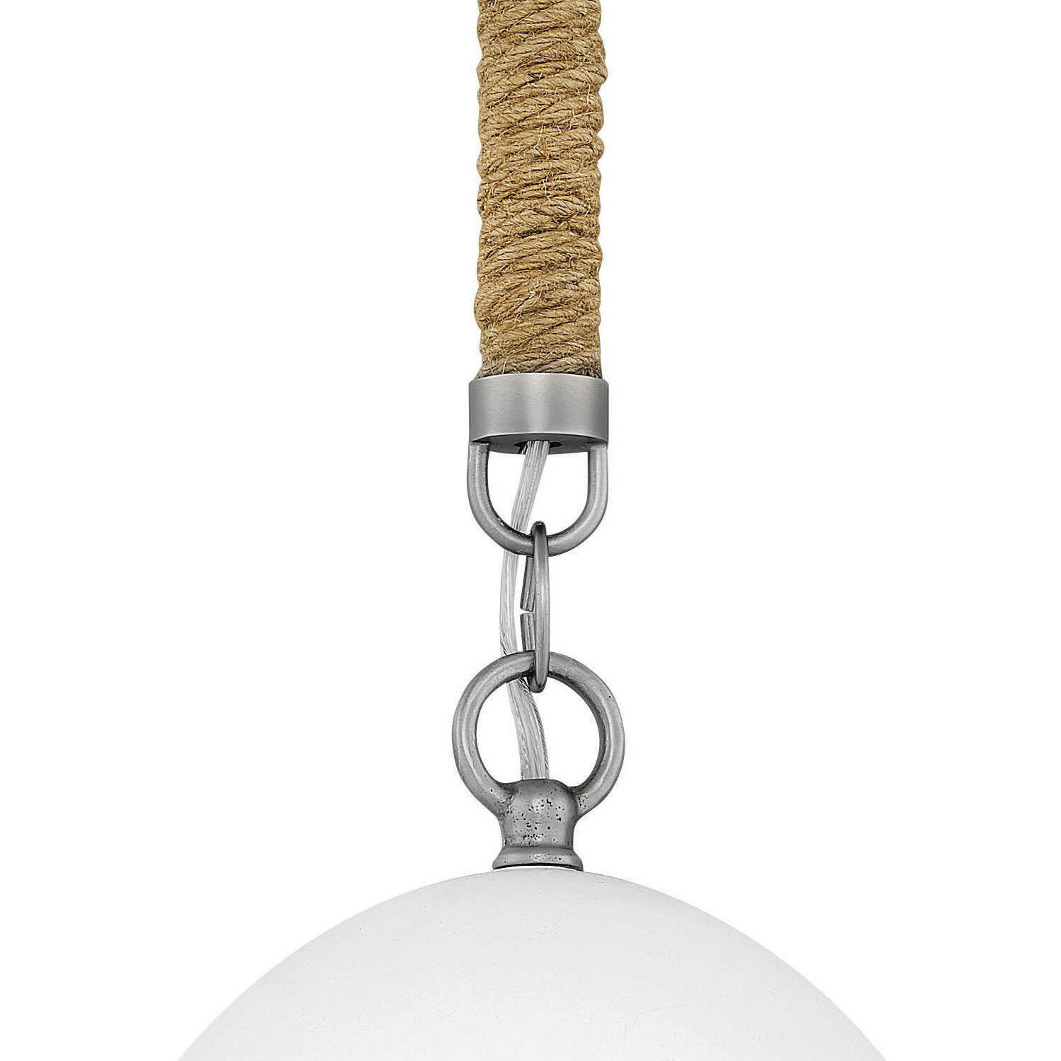 Nash 1 Light 10 inch Antique Nickel with Grey Stripe Indoor Pendant Ceiling Light in Antique Nickel/Grey Stripe