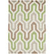 Fallon 36 X 24 inch Dark Green, Ivory, Camel Rug