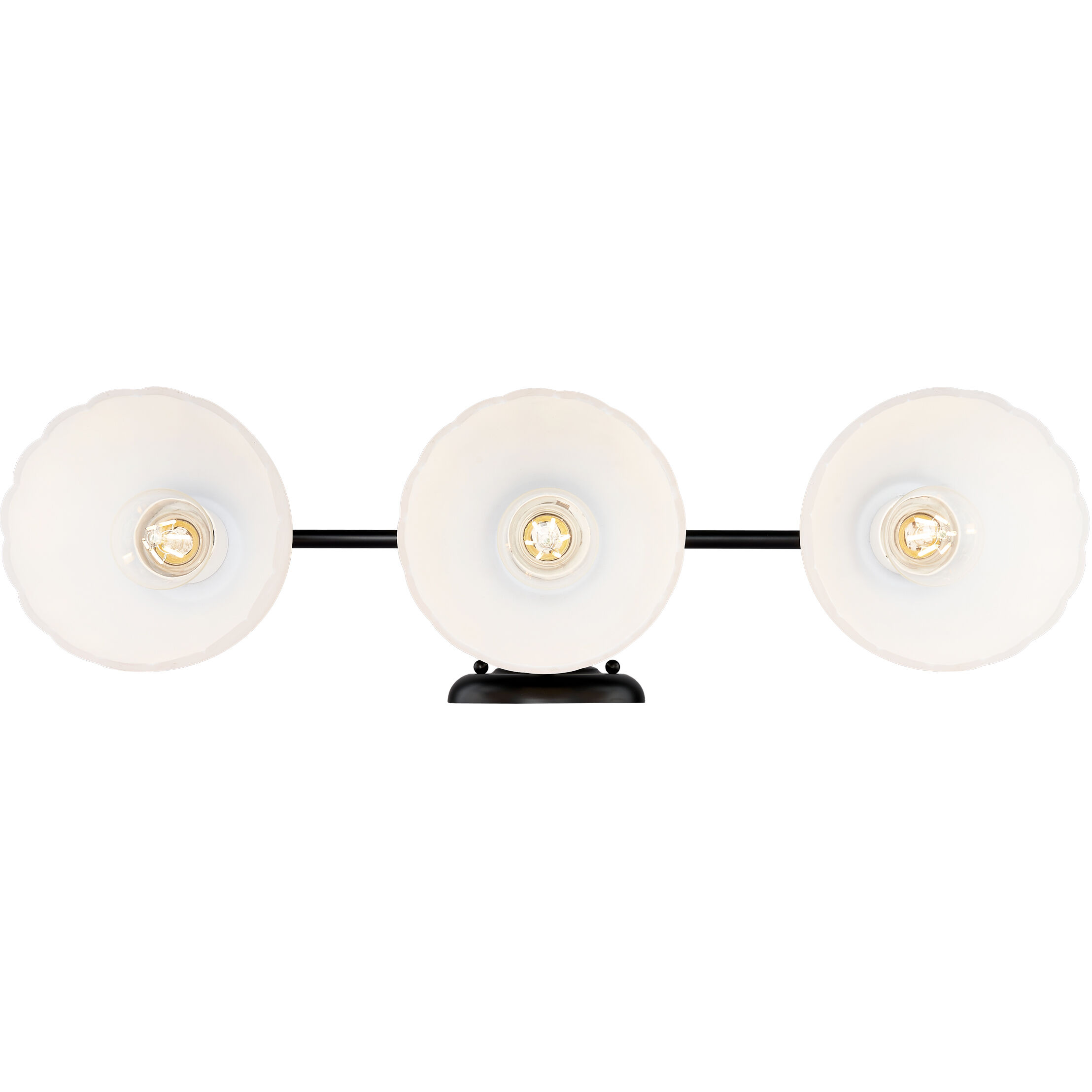 Dorinda Vanity Wall Light in Matte Black