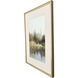 September Skies I Green and Blue and Brown Framed Art