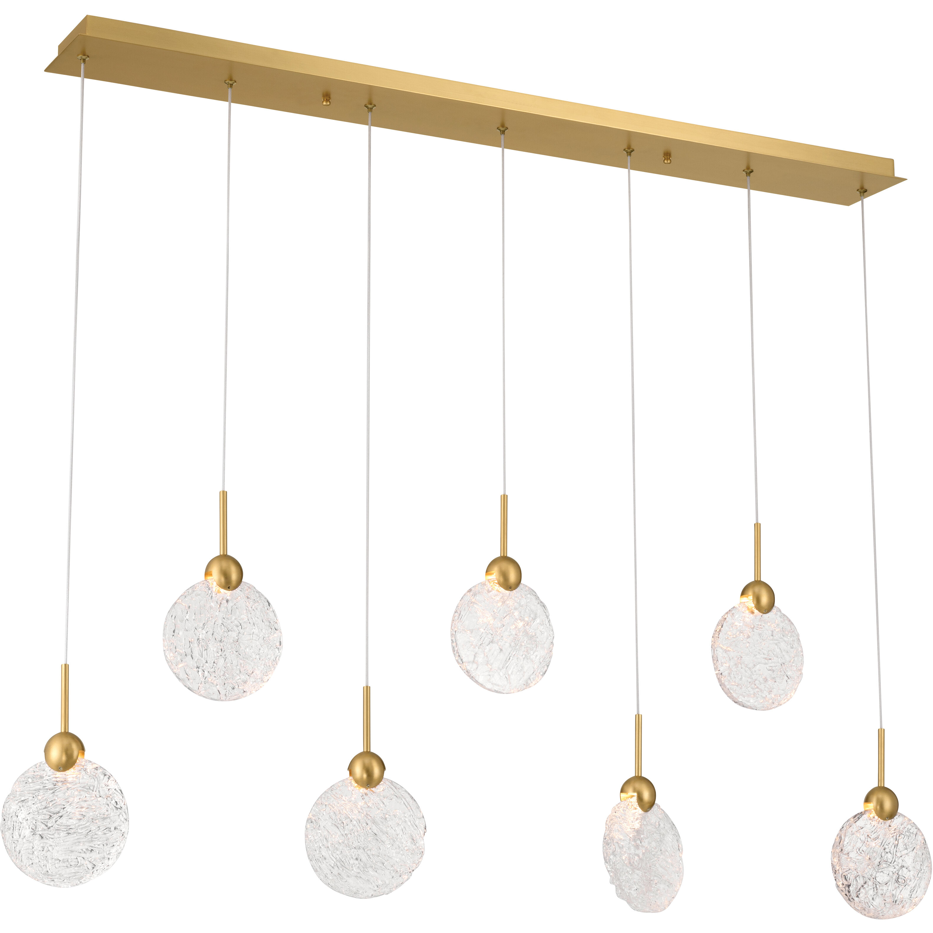 Briselle LED 5.75 inch Legacy Brass Pendant Ceiling Light