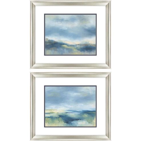 Abstract Collection Blue Framed Art