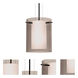 Pahu 8 LED Black Cable Pendant Ceiling Light