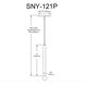 Sanya 1 Light 1 inch Polished Chrome Island Pendant Ceiling Light
