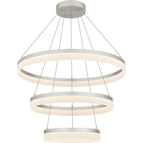Cohen LED 31.5 inch Brushed Nickel Pendant Ceiling Light