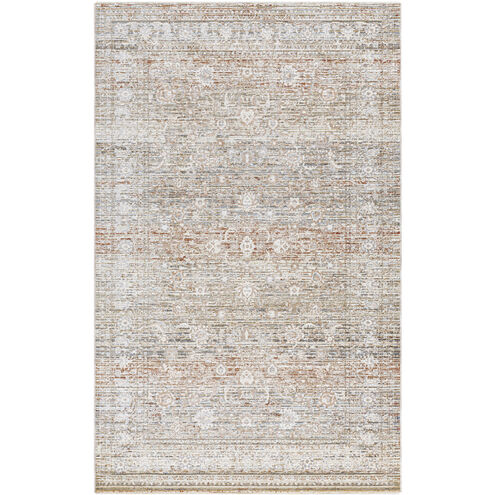 Presidential 38.98 X 24.02 inch Ash/Metallic - Silver/Sage Machine Woven Rug in 2 x 3.25