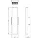PinPoint Linear LED 4.5 inch Black ADA Sconce Wall Light, Up and Down
